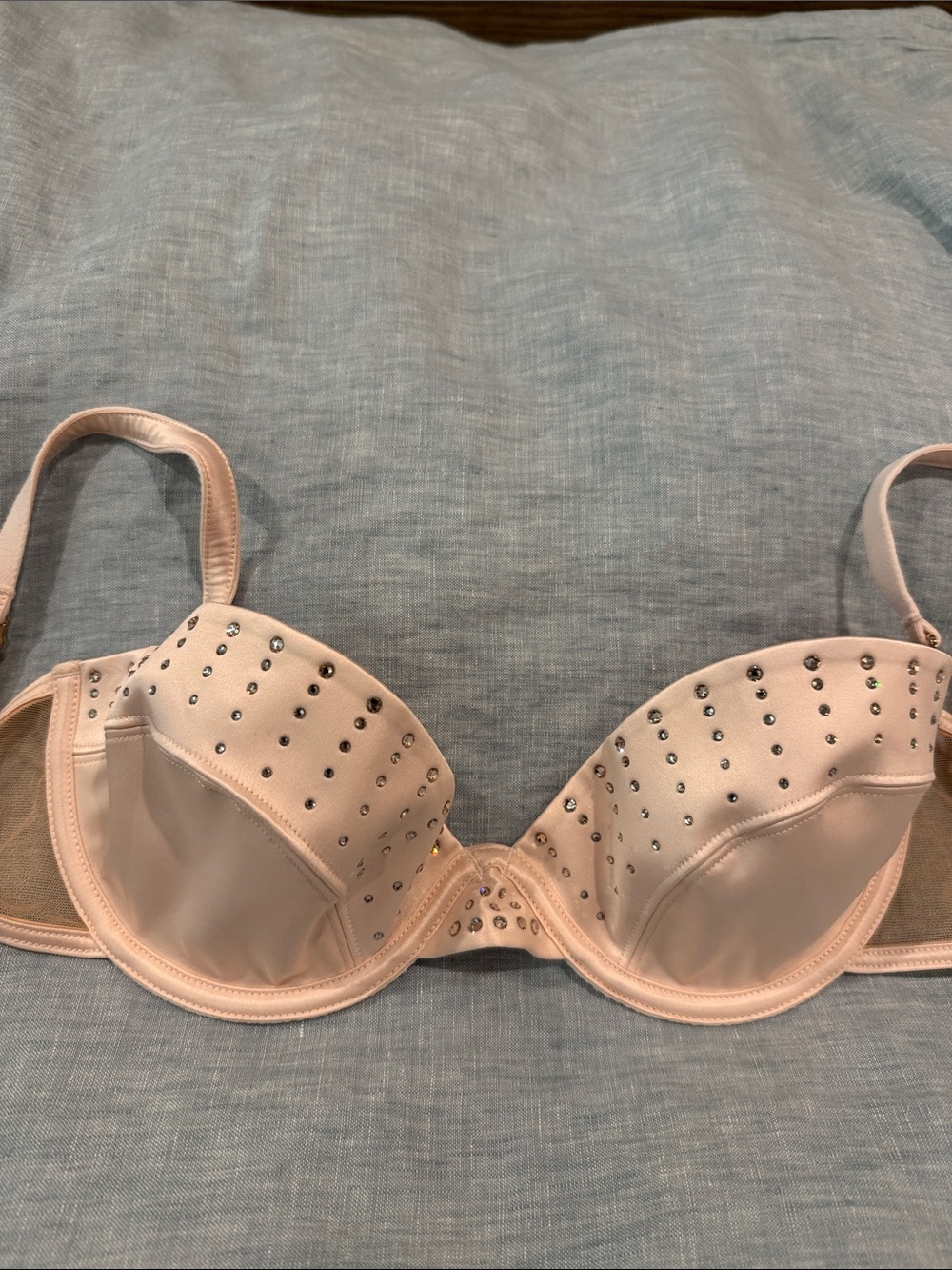 Honey Birdette Blush Pink Studded Bra